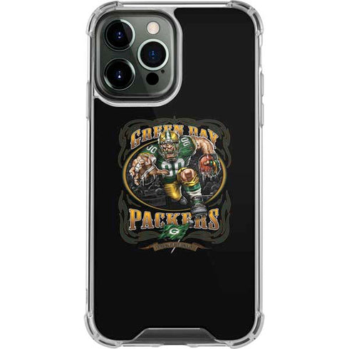 Liquid Blue NFL Green Bay Packers Running Back iPhone 13 Pro Max Clear Case